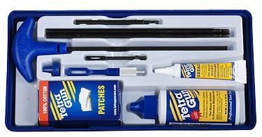 HNDGN/RFL/SHTGN UNIVERSAL CLEANING KITValuPro III Gun Cleaning Kit Universal - Triple Action (2 oz.), Gun Grease (10g), bronze brush, cotton patches, patch holder, cleaning rod and silhouette pistol extext