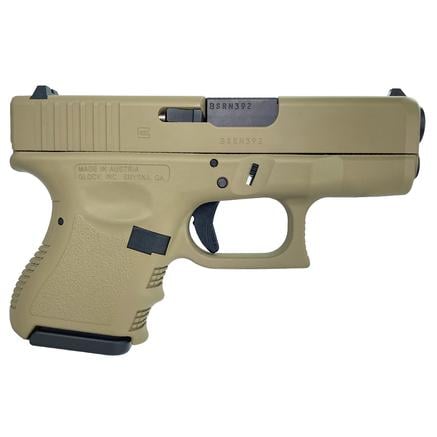 Glock 27 Gen 3 Custom FDE Subcompact Handgun .40 SW 9rd/Magazines 2 3.4 Barrel Austria | 688099401146