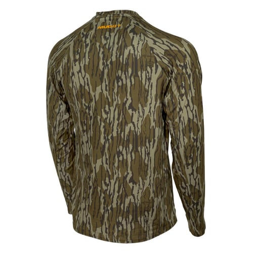 Muddy Base Layer Crew Long Sleeve Shirt Mossy Oak Bottomland M | 888151072974