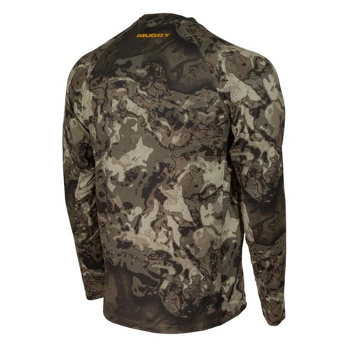 Muddy Base Layer Crew Long Sleeve Shirt Veil Canyon Grey 3XL | 888151071076