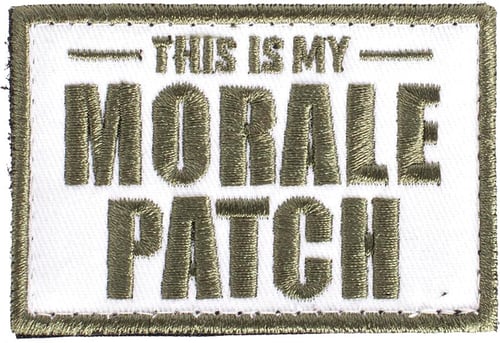 THIS IS MY MORALE PATCHMorale Flag Patch This is My Morale Patch - Green - Velcro Patch
