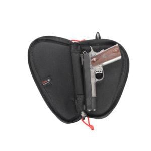 GPS Bags GPS1006CPCB Contoured Discreet Case with Lockable Zippers & Black Finish for Semi-Auto with 5
