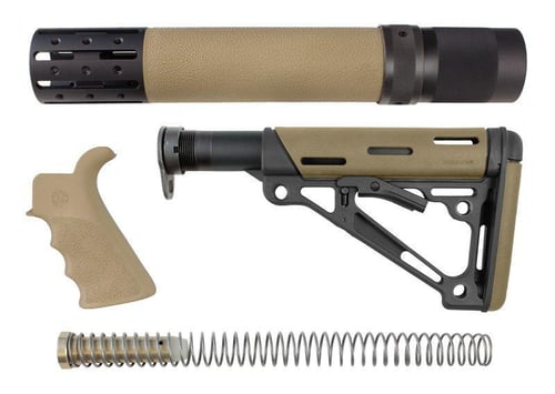 Hogue 15378 AR-15/M-16 Kit - Finger Groove Beavertail Grip, Rifle