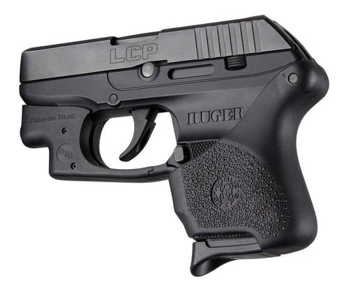 HANDALL HYBRID RUG LCP BUTTON GRIP BLKHandALL Hybrid Grip Sleeve Black - Ruger LCP .380 w/ Crimson Trace Laserguard -Hogue HandALL grip sleeves are scientifically designed and patented with a unique shape that hugs the contours of your firearm giving them the tightest and moste shape that hugs the contours of your firearm giving them the tightest and most secure fitsecure fit