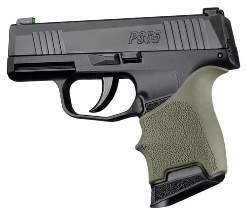 Hogue HandAll Beavertail Grip Sleeve Sig Sauer P365 OD Green | 143108187072