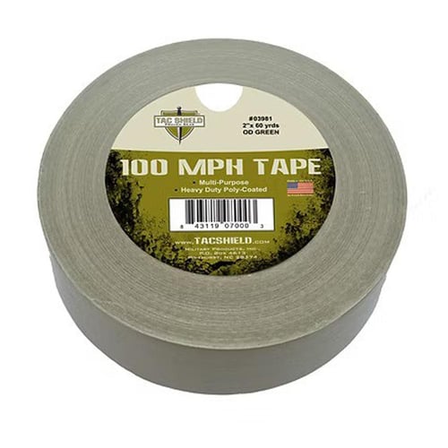 Tacshield 100 MPH Heavy Duty Tape 60 Yards OD Green | 843119070003