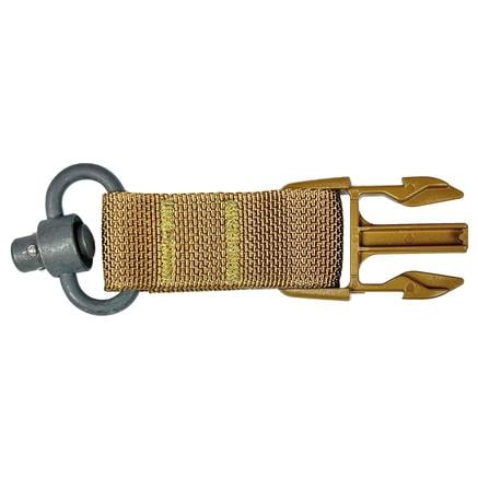 TacShield Side Release Buckle Attachment for QD Push Button Coyote Brown
