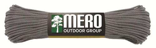Mero 550 Paracord - 100' 550 lb Gray Charcoal