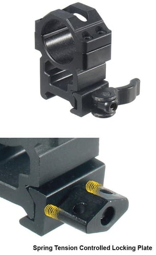 Leapers UTG 2Piece Max Strength LE Grade Picatinny Rings  22mm Width 1  High | 4712274527263