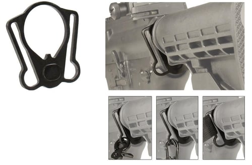 Leapers UTG PRO Model 4/15 Collapsible Stock Receiver Plate with Ambidextrous Sling Adaptor | 4712274528161