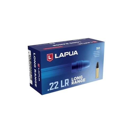 Lapua Long Range Rimfire Ammunition .22 LR 40gr RN 1106 fps 50/ct | 4023045421681