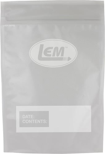 LEM Products MaxVac Zipper Top Vacuum Bags Quart Size 8