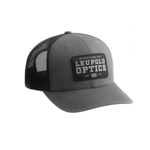 Leupold Established 1907 Trucker Hat Grey/Black