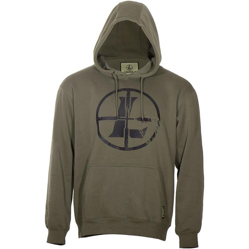 Leupold Distressed Reticle Hoodie Ash Green 3XL | 030317042455