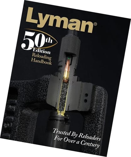 Lyman 9816051 Reloading Handbook  50th Edition Hardcover