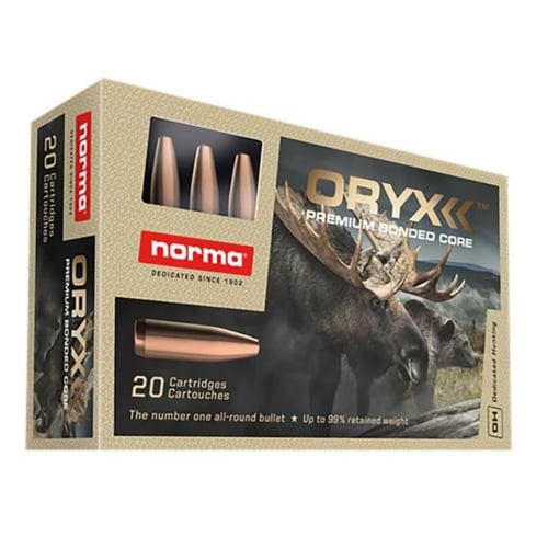 Norma ORYX Rifle Ammunition 35 Whelen 250gr SP 2428 fps 20/ct | 7393923190099