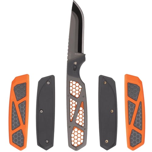 Outdoor Edge Razor Apx Folding Knife 6 3 Blades Orange | 743404000442