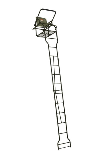 Millennium L-105-SL 17' Single Ladder Stand, padded adj. shooting