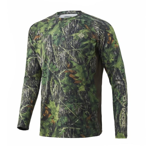 Nomad Camo Pursuit Long Sleeve Shirt Mossy Oak Shadow Leaf M | 190840257358
