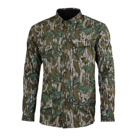 Nomad StretchLite Long Sleeve Shirt Mossy Oak Greenleaf M | 190840115573