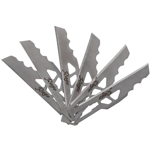 Schrade 1204887 Enrage 6 Replacement Blades, 6-PK, Utility | 661120750239