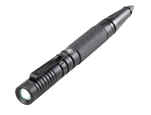 M&P Accessories 110250 Tactical Penlight Black Aluminum Self Defense Tip LED Bulb 11 Meters Range Includes Batteries