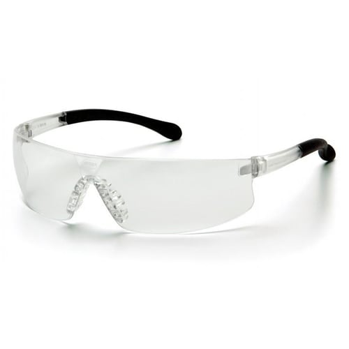 Pyramex Provoq Safety Glasses Black with Clear Lens