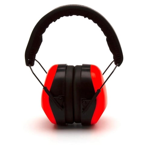 Pyramex VG80 Series Passive Earmuff 26dB HiVis Orange Clamshell | 810170031779