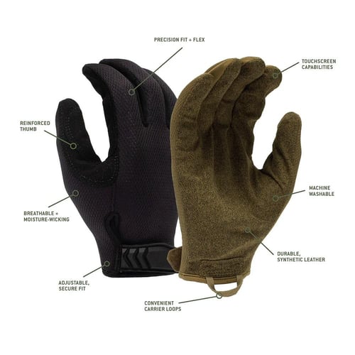 Pyramex Venture Gear MediumDuty Adjustable Operator Gloves Black XL | 810048739790