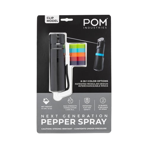 POM Pepper Spray Clip Black | 810045421384