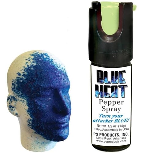 Personal Security Products Eliminator Blue Heat Pepper Spray 1/2 oz with Blue Dye