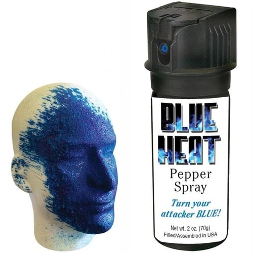 Personal Security Products Eliminator Blue Heat Pepper Spray 2 oz with Blue Dye