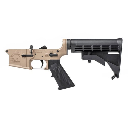 Aero Precision AR15 Standard Complete Lower Receiver  FDE Cerakote | 815421020809