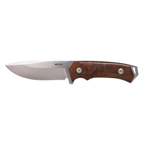 WOOX Rock62 Fixed Knife 41/4 Drop Point Blade Walnut | 810069392479
