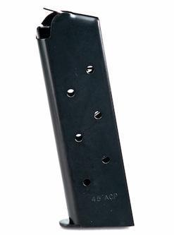 KIM 1911 45 ACP BL 8RD MAGKimber Factory Magazine 1911 full size - .45 ACP - 8 round - Blued Finish - Single-stack magazine - Pre-drilled for base pad installation - Fits Kimber Custom and Pro models; Colt Government and Commander modelsnd Pro models; Colt Government and Commander models