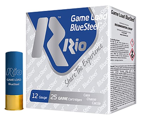 Rio Ammunition GLBS327 Game Load BlueSteel  12 Gauge 2.75