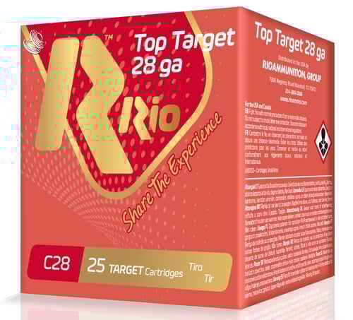 Rio Field Shotshells 28 ga 2 3/4 MAX 3/4 oz 8 1300 fps 25/ct | 8435101602716