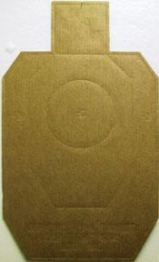 Speedwell Official IDPA Targets Cardboard Target 100/Pack | XRSIDPACB
