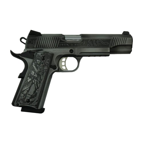SDS Imports Tisas Exclusive Liberty or Death 1911 Duty SS45R Handgun .45 ACP 8rd Magazine 5 Barrel Stainless Steel w/Rail | 688099404413