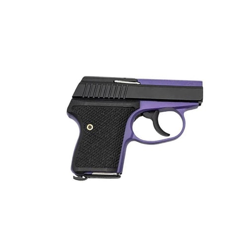 Seecamp LWS380 Handgun 380 Auto 6rd Magazine 2 Barrel DAO Bright Purple Frame Black Grip | .380 ACP | 850015531507