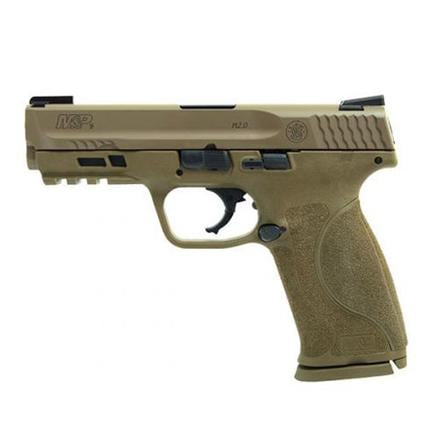 SW MP9 M2.0 FDE Handgun 9mm Luger 17rd Magazine No Thumb Safety Tru-Glo TFX Sights-USED | 022188873894