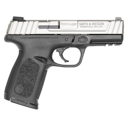 Smith  Wesson SD9 VE Handgun 9mm Luger 10rd Magazines 2 4 Barrel Silver Slide with Black Frame USED | 022188150520
