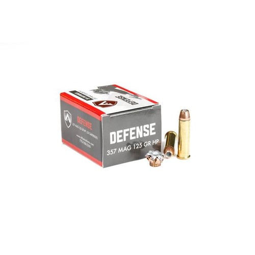 Atlanta Arms Elite Defense Handgun Ammunition .357 Mag 125gr JHP 20/ct | 850041335414