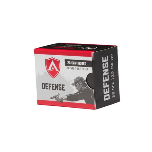 Atlanta Arms Elite Defense Handgun Ammunition .38 Spl 125gr JHP 1060 fps 20/ct | 850041335391