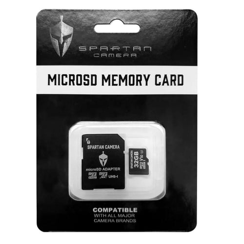Spartan Camera 32GB Micro SD Card Class 10 GoLive 2/Eclipse/Lumen | 814373024637