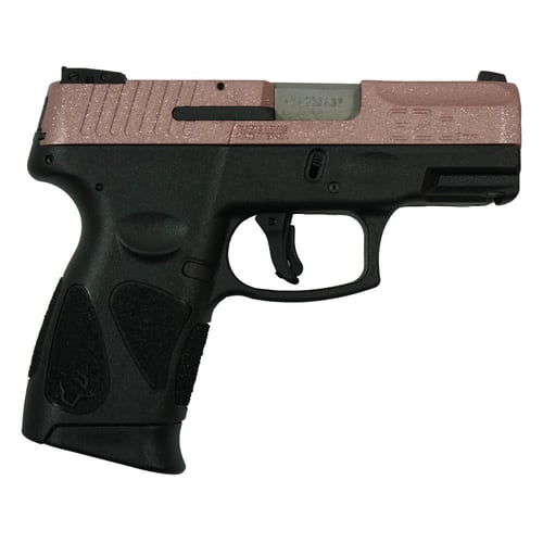 Taurus G2C Rose Gold Glitter Handgun 9mm Luger 12rd Magazines2 3.2 Barrel | 688099404352