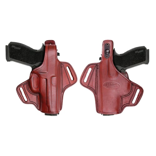 Tagua Gunleather Thumb Break Belt Holster for Glock 19/23/32/38  Brown Right Hand | 812871010381