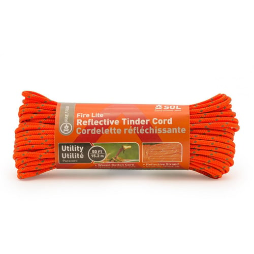 Ready Brands Survive Outdoors Longer Fire Lite Utility Reflective Tinder Cord 50 ft