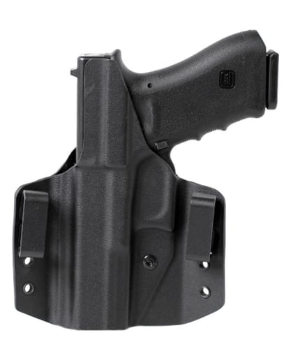 CCW BOLTARON HOLSTER CCW SWMPCMP RH BLKCCW Boltaron Holster MP/Compact 9/4 2.0 - Black - Right Handed - Maintains tightfit to the body - Minimum printing with outside-the-waistband wear - Concaved contour for comfort - Adjustable dual belt loops for optimized ride height and caontour for comfort - Adjustable dual belt loops for optimized ride height and cantnt
