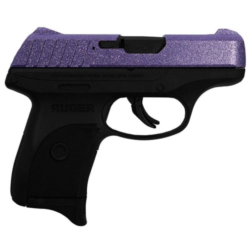 Ruger EC9s Exclusive Purple Sparkle Handgun 9mm Luger 7rd Magazine 3.12